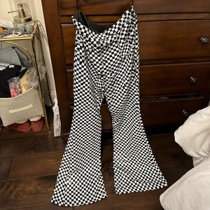 Checkered sequin Nasty Gal pants